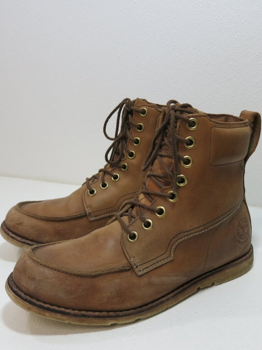 Timberland Oil Tanned Nubuck Leather High-Top Hiking Boots Men's Footwear 9